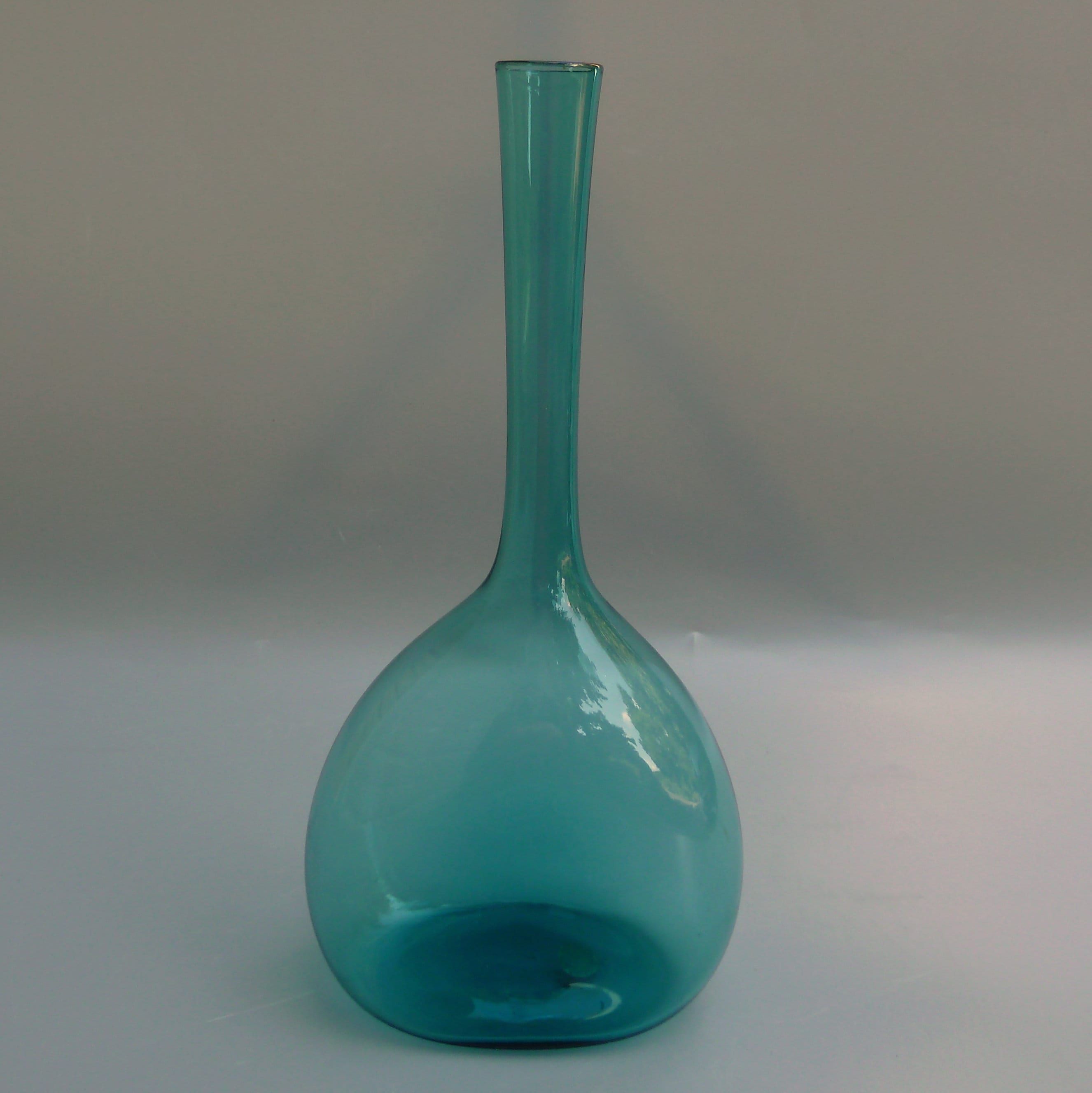 スウェーデン gullaskruf グラスクルフ フラワーベース 花瓶　花器 Arthur Percy Glass Vase, Gullaskruf Sweden, Swedish Art Glass