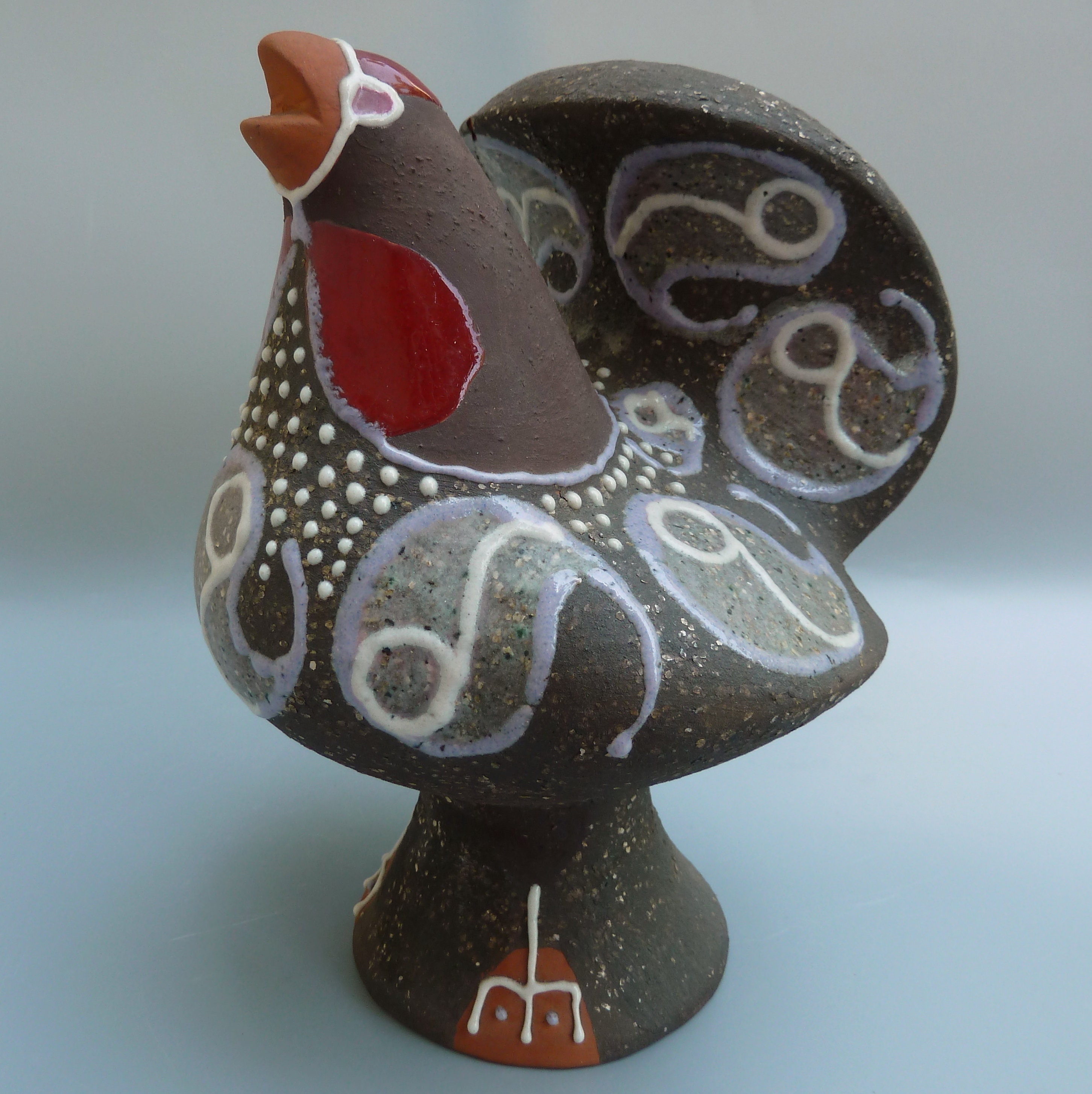スウェーデン Nittsjo製 エルク：Thomas Hellstorm Vintage Thomas Hellstrom Ceramic Bird Figurine, MCM Nittsjo