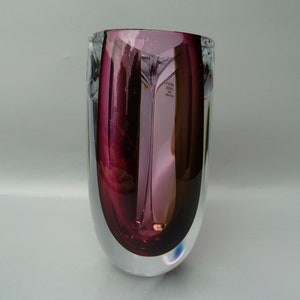 Kosta Boda 7041117 Vision Vase Vert et Violet 26 cm