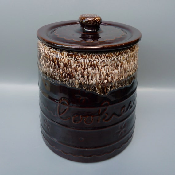 Design Imports Ceramic Cookie Jar Aqua
