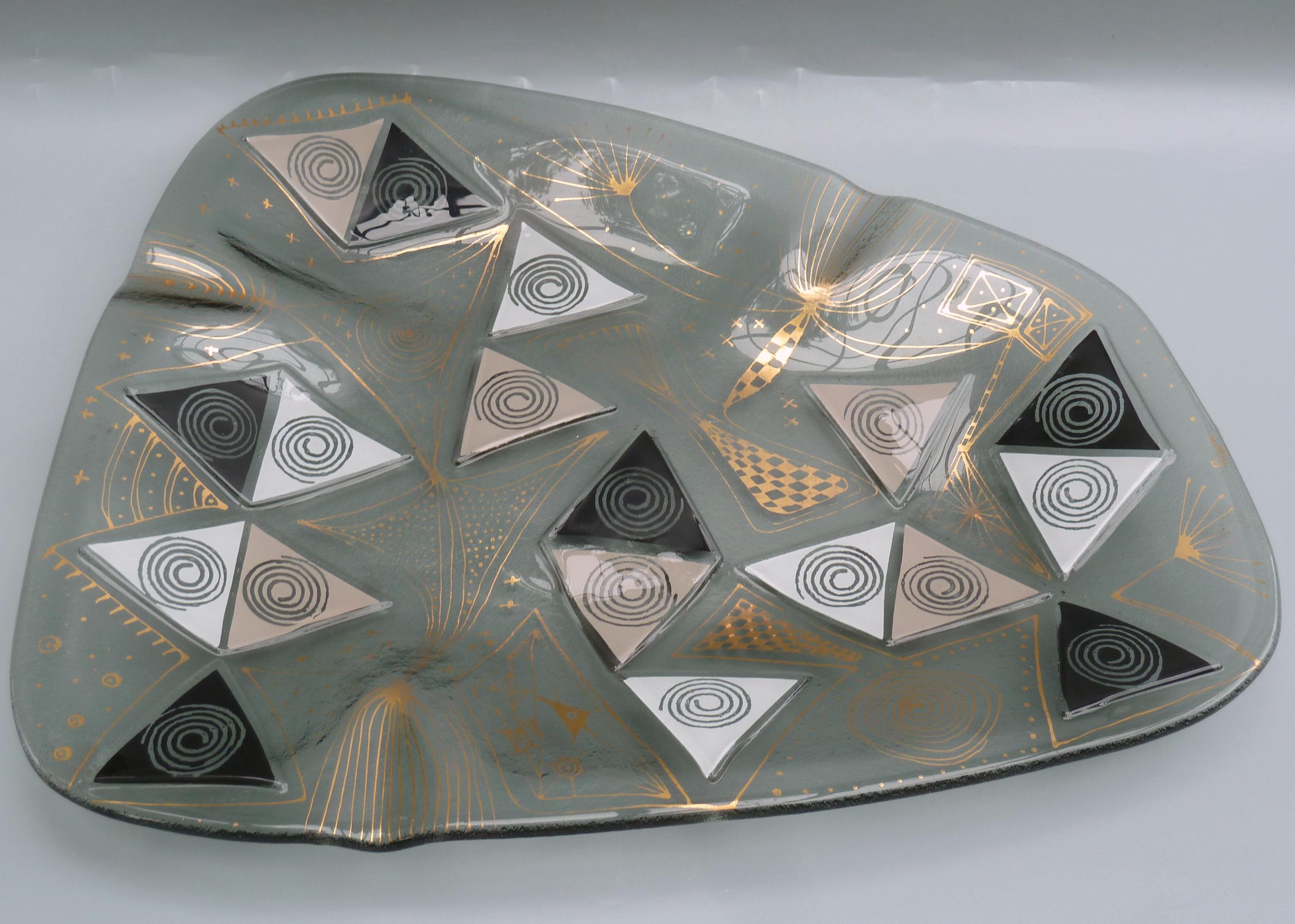 1960's Higgins　ヒギンズ　アートガラス　灰皿 Higgins art glass - Etsy 日本