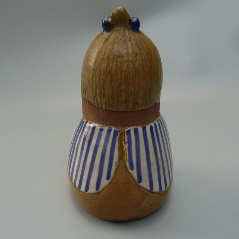 Lisa Larson Johanna Figurine Larson Girl Figurine Swedish Etsy