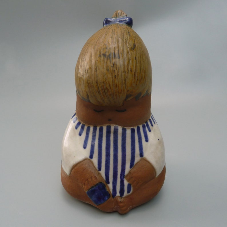 Lisa Larson Johanna Figurine Larson Girl Figurine Swedish Etsy