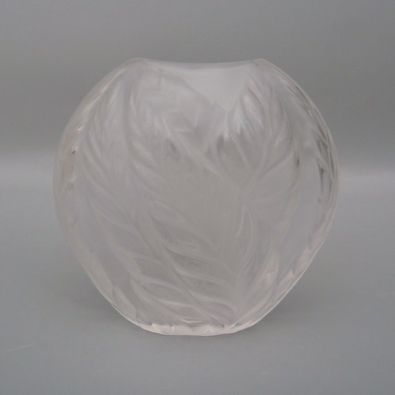 Lalique Fern Vase, Lalique Filicaria Vase, Lalique Leaf
