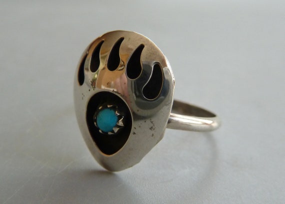 Native american bear ring sale