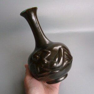 Roger Capron Vallauris Pottery Bottle Vase, Capron Kirsch Vase 