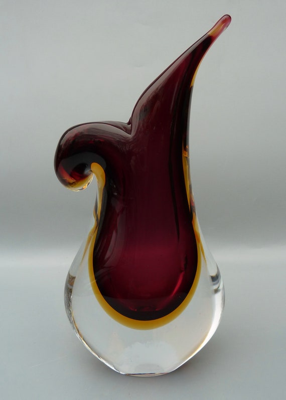 【美品】formia 花瓶glass Murano 美品】formia 花瓶glass Murano Blown-Glass Vase by Formia