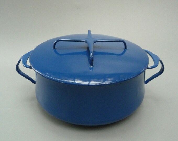 Dansk Blue Dutch Oven, Dansk Covered Casserole, Dansk Kobenstyle, Blue