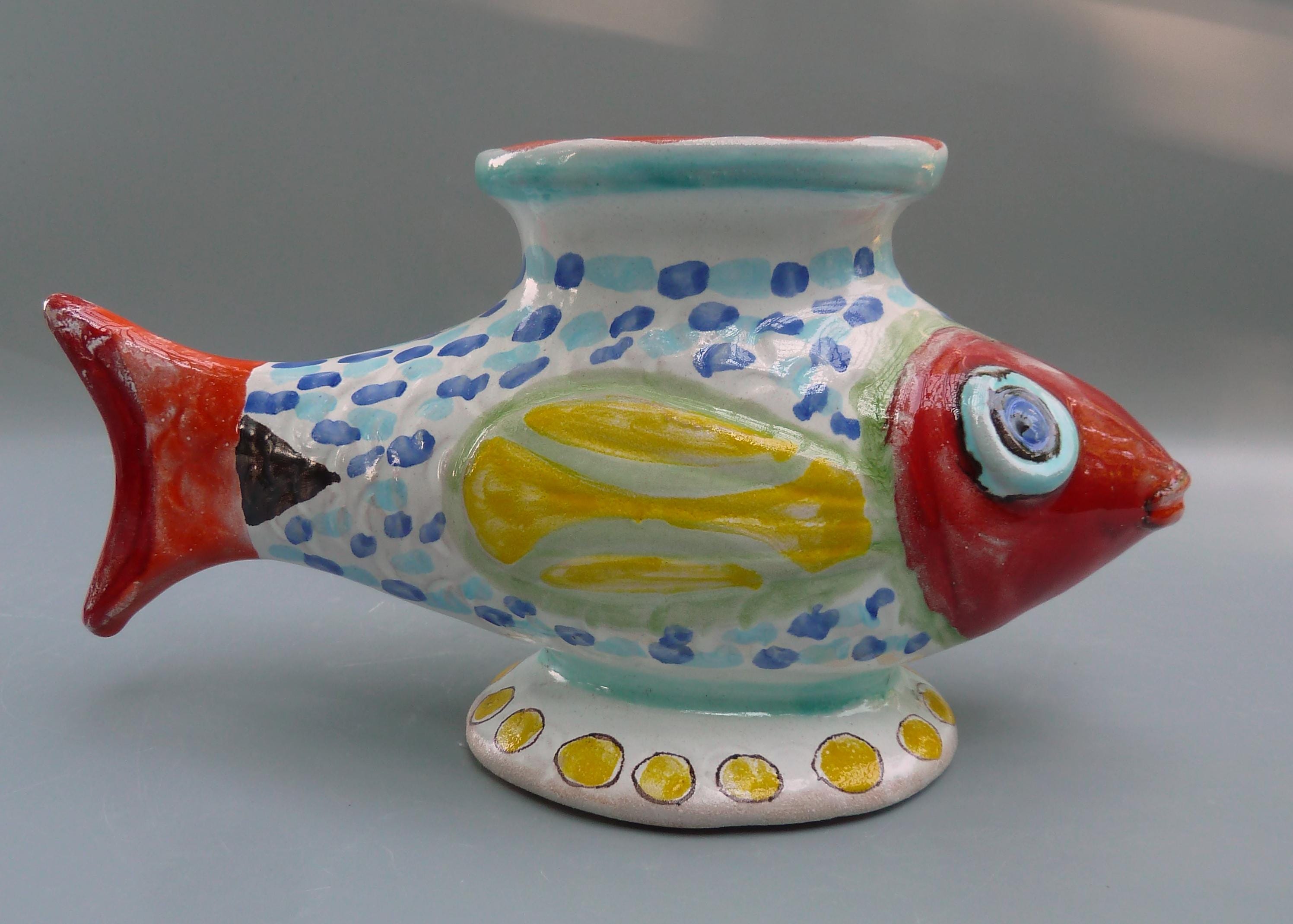 NOAx De Simone デシモーネ イタリア シチリア島 魚花瓶 フィッシュ