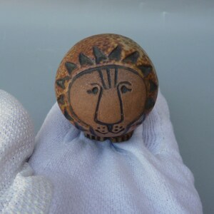 Lisa Larson Mini Lion Figurine, Lisa Larson African Lion, Swedish