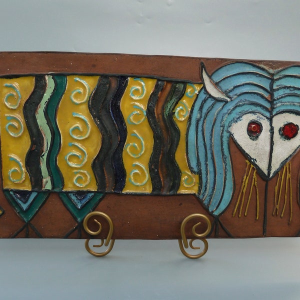 Modern Art Tile Etsy