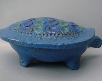 Bitossi Rimini Blue Turtle Box, Bitossi Box, Bitossi Turtle Bitossi Rimini Blue Turtle Box, Bitossi Box, Bitossi Turtle