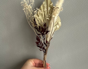 Trockenblumen | Strauß | Caketopper | Deko | Hochzeit | Palme | individuell | Handmade