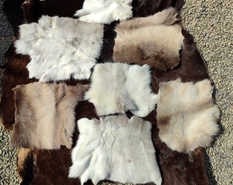 Rentier Haut Fell Weiches, flauschiges natürliches Real Chair Pad Sitzkissen