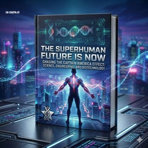 Chasing Captain America-boek | Wetenschap bovenmenselijke gids | E-boek van de toekomst van biotechnologie | Boek over menselijke verbetering | Digitale download
