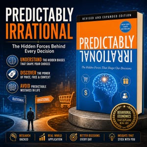 Prevedibilmente irrazionale PDF digitale / Libro di economia comportamentale / Psicologia delle decisioni / Ebook su comportamento umano e distorsioni cognitive