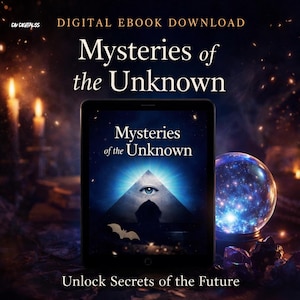 Geheimnisse des Unbekannten Ebook | Psychic Powers & Prophezeiungen Anleitung | Okkultes Weissagungs-Buch | Spirituelle Geheimnisse PDF | Digitaler Download