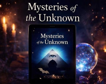 Mysteries of the Unknown Ebook | Psychic Powers & Prophecies Guide | Occult Divination Book | Spiritual Secrets PDF | Digital Download