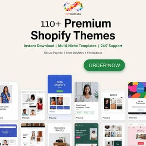 110+ Shopify 2.0 Themes Bundle | Latest Version Premium Responsive Multipurpose Templates for Online Store
