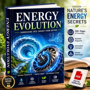 Energieentwicklung (PDF-Buch) | Forschung zu alternativen Energien | Wasserwirbeltechnologie | Naturenergiewissenschaft | Digitaler Download