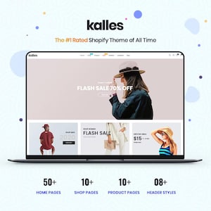Tema multipropósito de Shopify / Diseño de tiendas de ropa y moda / Tema Kalles limpio y responsivo