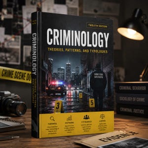 Criminology PDF Digital Download | Crime Theories Criminal Justice Study Guide | Sociology & Crime Studies eBook