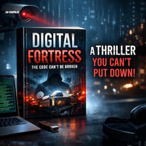 Digital Fortress Book | Cyber Thriller Ebook | Hacking & Encryption Story | Government Secrets Mystery | Digital Download
