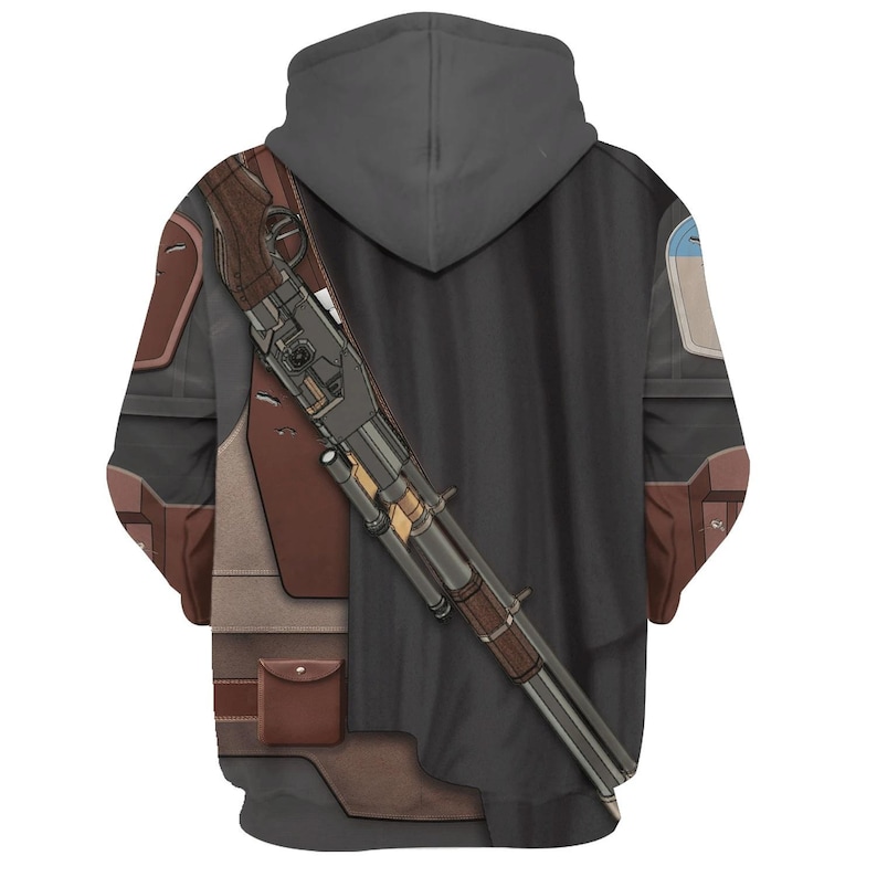 Mandalorian Cosplay Hoodie Joggers, Star Wars Costume Hoodie, Star Wars Characters Galaxy Edge's Hoodie Men, Movie Fan Merch Gifts