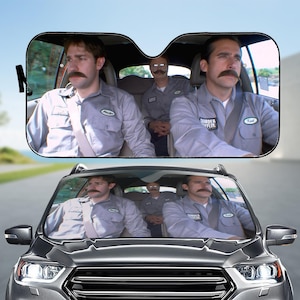 The Office Movies Auto Sun Shade, Funny The Office Sitcom Car Sun Shade, Michael Scott Dwight Schrute Car Sunshade, Christmas Gift
