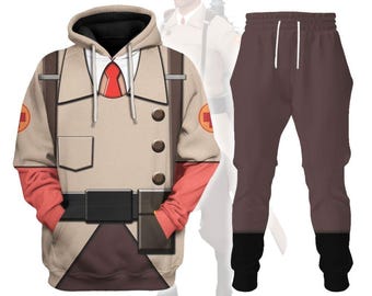 Medic Team Fortress Costume Hoodie Joggers, Comic Characters