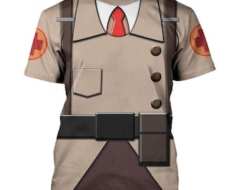 Medic Team Fortress Costume Hoodie Joggers, Comic Characters