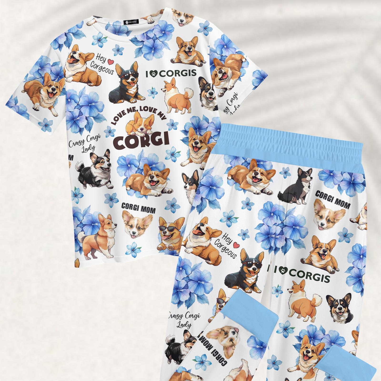 Portrait Adorable Corgi Puppy Dog Celebrating Christmas Next To Christmas  Tree Looking at Camera and Wearing a Red Pajama Stock Image - Image of  festive, defocused: 402406409, image size:1600x1600