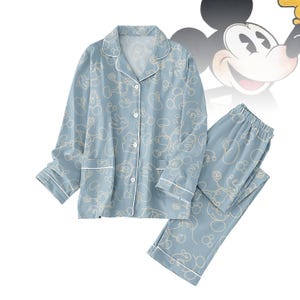 Disney Mickey Pajamas Set, Mickey And Friends Pajamas For Her, Magic Kingdom Pajamas, Disneyland Trip Pajamas, Mickey Mouse Pajama
