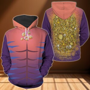 Tamatoa Moana Cosplay Costume Hoodie, Jogger, Cute Crab Cosplay Shirt, Disney Villain Shirt, Halloween Outfit For Adults, Gift For Fan