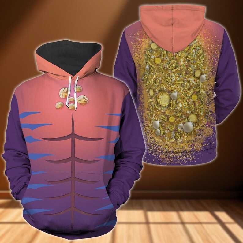 Tamatoa Moana Cosplay Costume Hoodie, Jogger, Cute Crab Cosplay Shirt, Disney Villain Shirt, Halloween Outfit For Adults, Gift For Fan