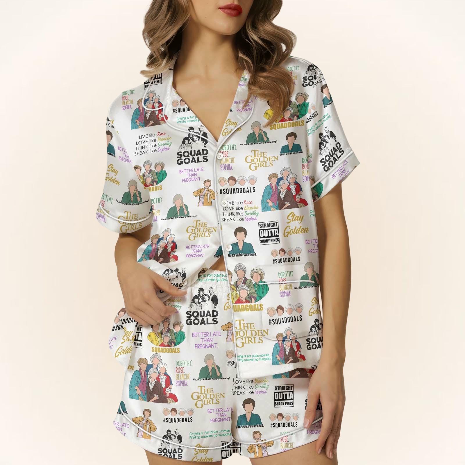 Teemie dames pyjamasets satijn nachtkleding slaappak en pyjamas met lange mouwen, tweedelig, lang, loungewear, huisanzug, PJs, lange zijde met knoopsluiting, voor alle seizoenen, maten S-XXL, zwart 02
