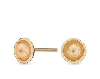 Mini Bowl Studs - 14k gold | Fine Collection