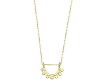 Dainty Sunrise Necklace - 14k gold | Sticks and Stones Collection
