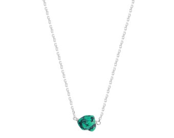 Dainty turquoise necklace - choose sterling silver or gold filled