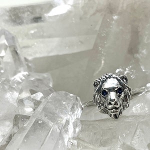 The Lion Ring Talisman Collection Sapphire