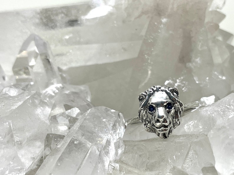 The Lion Ring Talisman Collection Sapphire