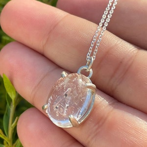 Eyre Enhydro Quartz Necklace - sterling silver | Aislinn Collection