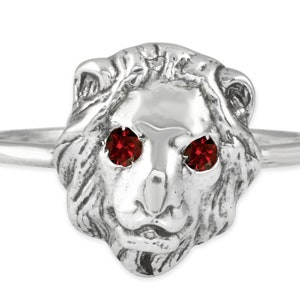 The Lion Ring Talisman Collection Garnet