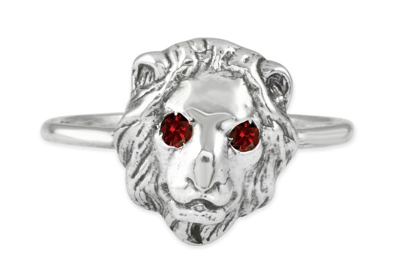 The Lion Ring Talisman Collection Garnet