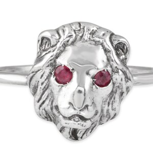 The Lion Ring Talisman Collection Ruby