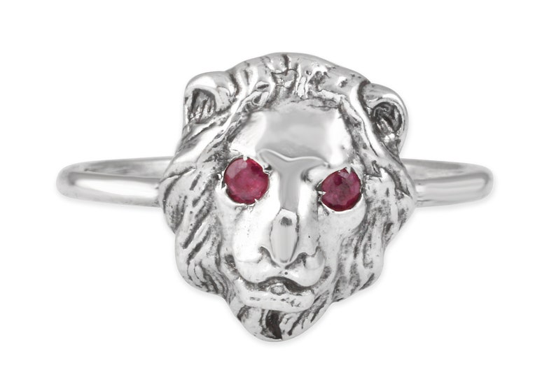 The Lion Ring Talisman Collection Ruby