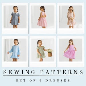 Sewing patterns for kids summer clothes, Toddler dress sewing pattern, Baby dress sewing pattern,  Pdf sewing patterns for kids,
