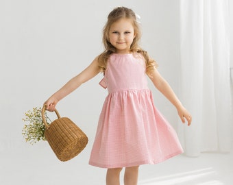 Baby & Toddler Dress Sewing Pattern PDF – Sleeveless Summer Dress with Bow | Sizes 0M–6Y | Sewing pattern for beginner, Instant Download