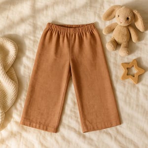 Sewing pattern loose fit pants for boy and for girl, Toddler pants pattern, children pants pattern, sewing tutorial, kids patterns