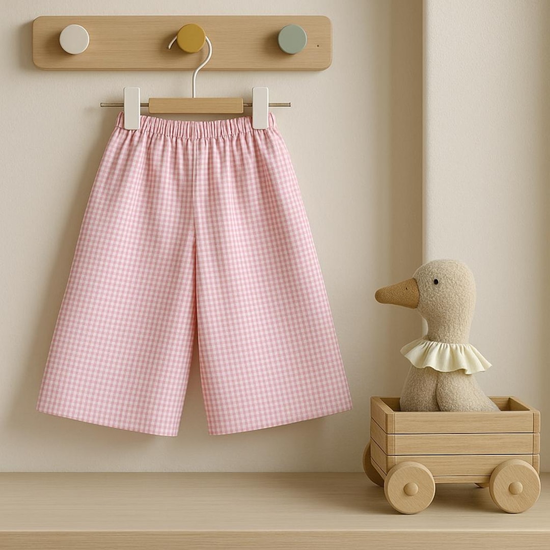 Cartamodelli PDF per cucire pantaloni, taglie 2-6 anni